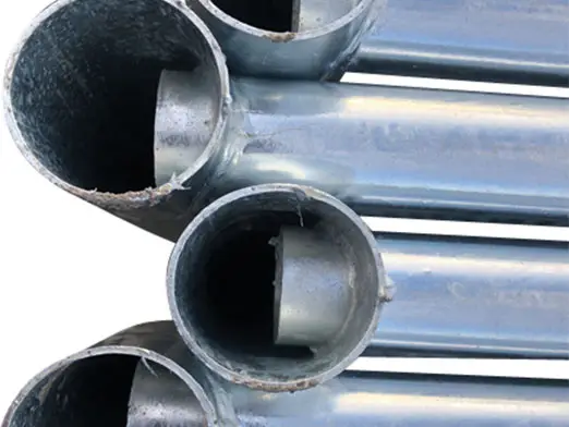 Detailansicht Bauzäune von unten